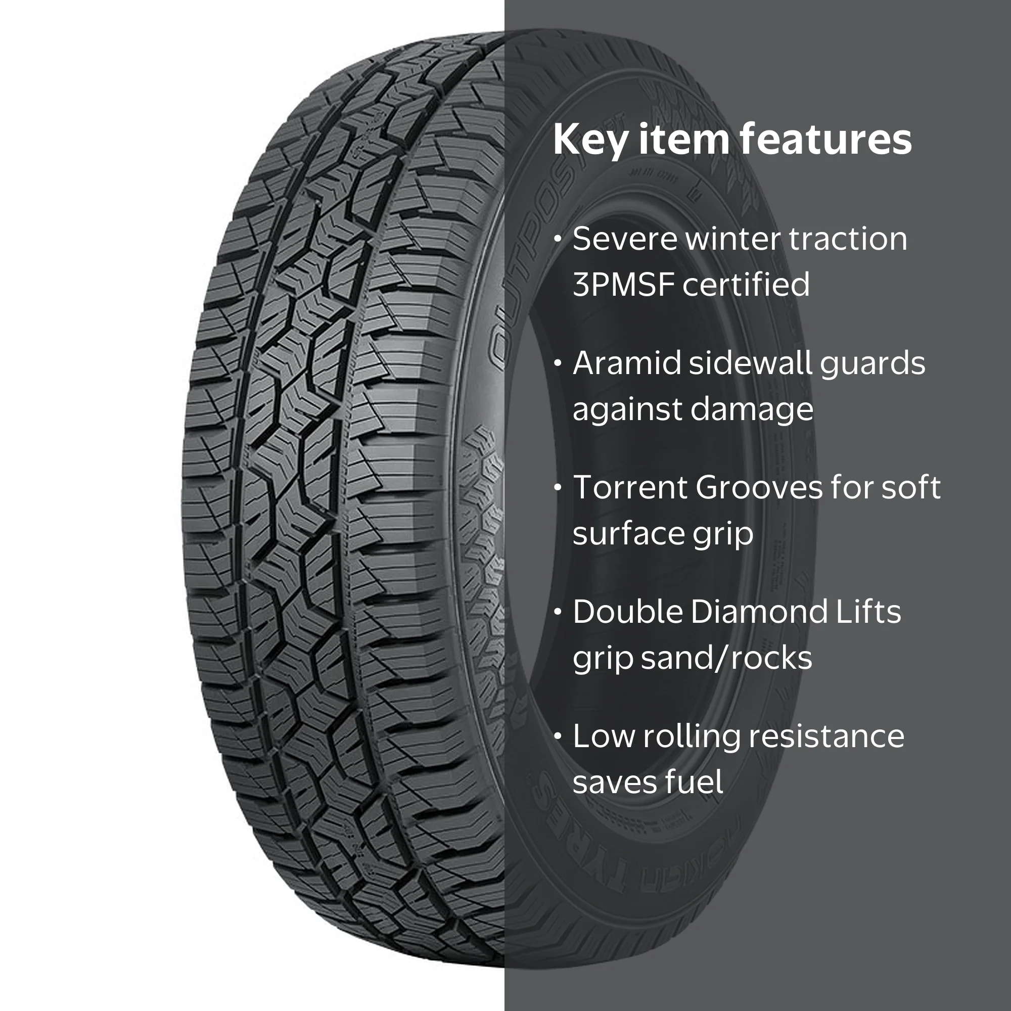 Nokian Outpost APT All Terrain 275/45R21 110H XL SUV/Crossover