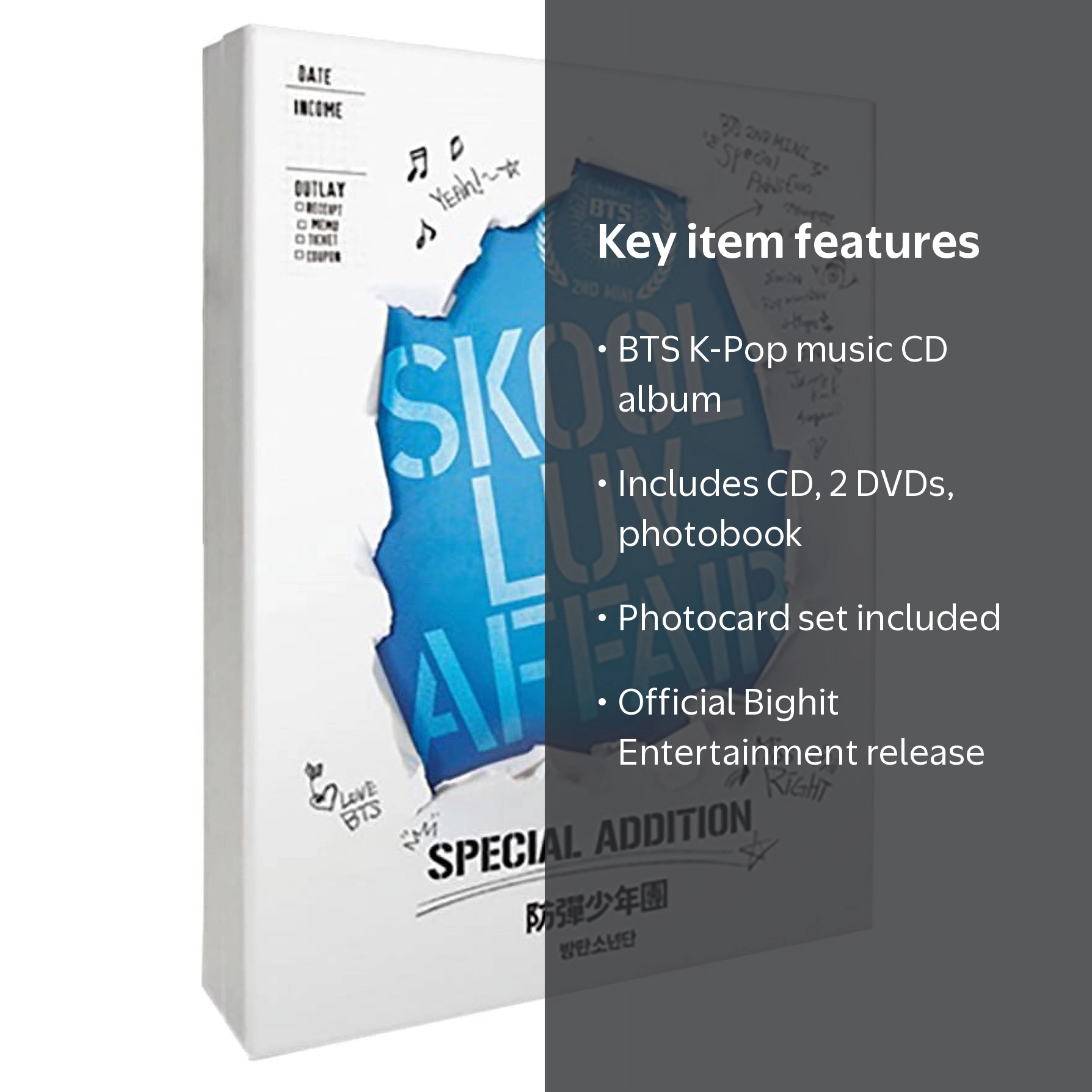 BTS - Skool Luv Affair - Music & Performance - CD with DVD