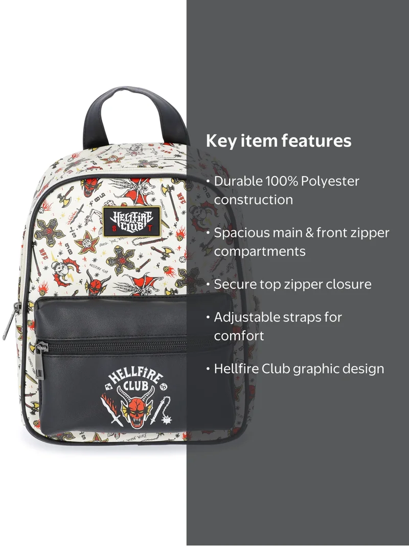 hot topic stranger things mini backpack Amazon.com | Group Demogorgon MULTI NONE Loungefly Stranger Things Group Portrait