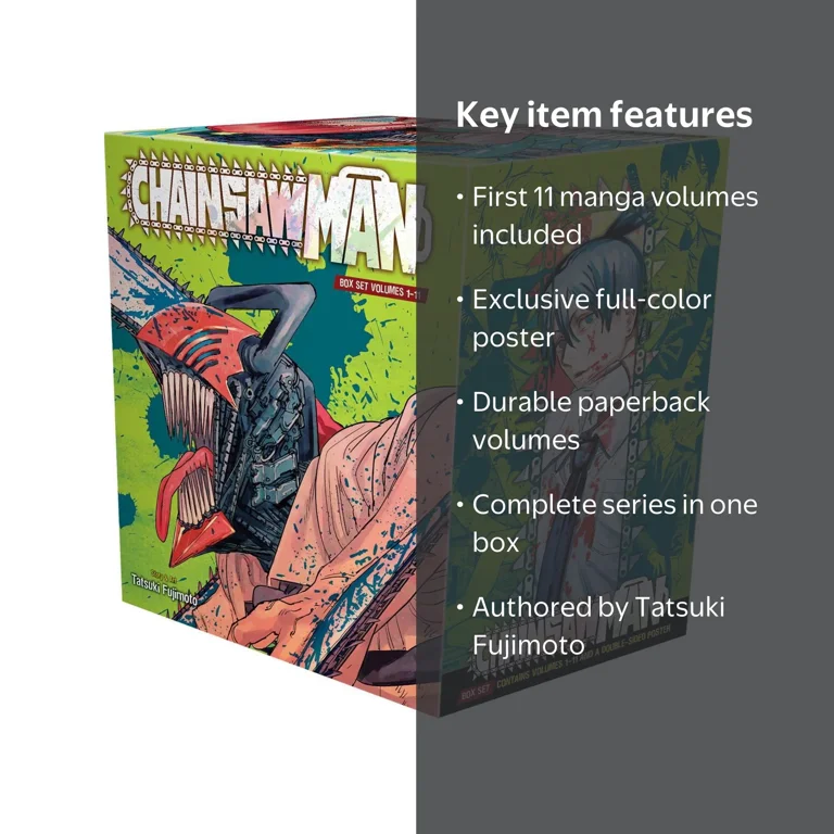Tatsuki Fujimoto, Chainsaw Man Box Set, Paperback, First 11