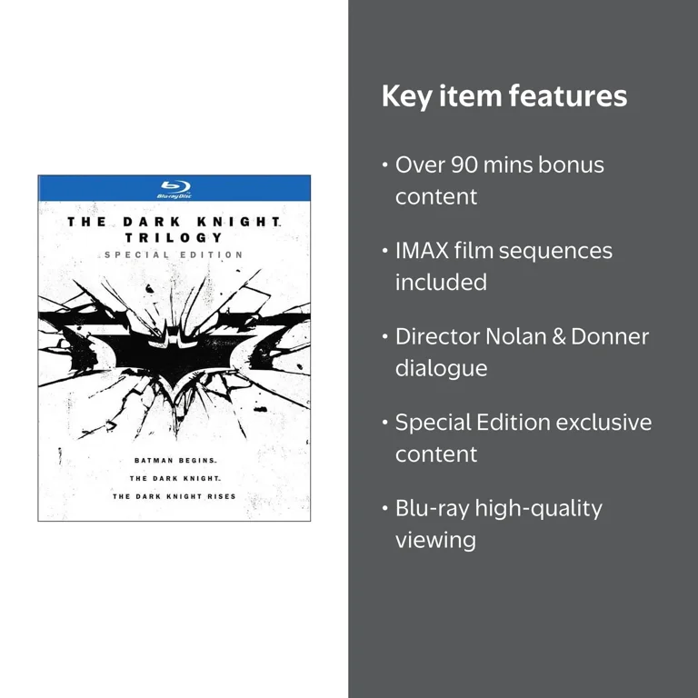 The Dark Knight Trilogy (Special Edition) (Blu-ray) - Director's