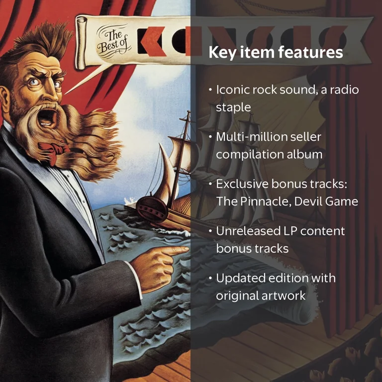 Kansas, The Best of, Music and Performance, CD, 12 Tracks