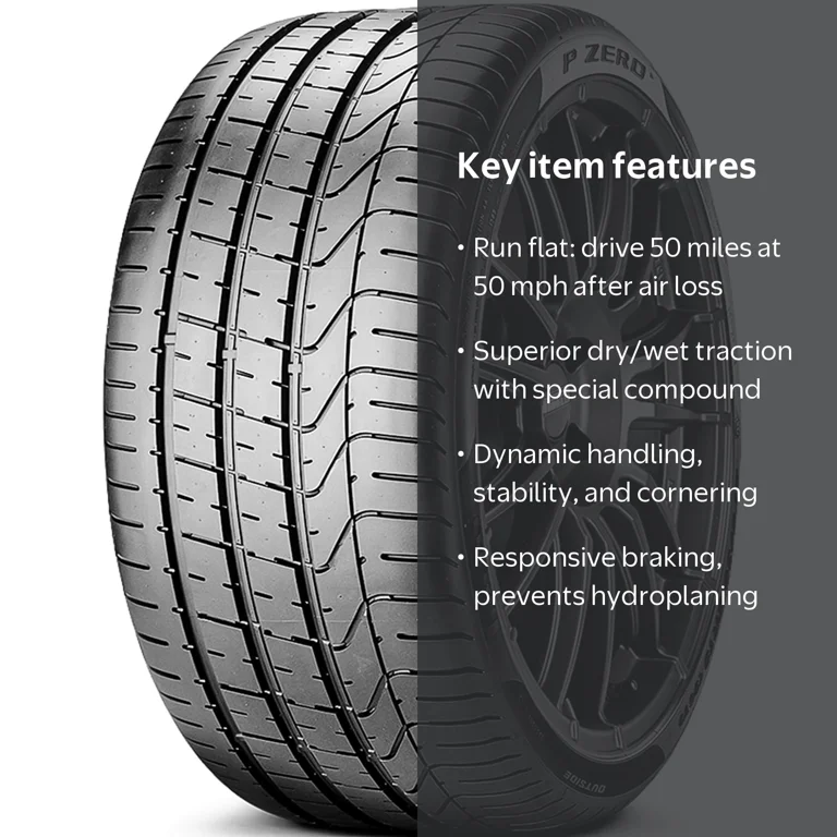 Pirelli P Zero Run Flat 275/35R19 96Y Standard Load BMW High