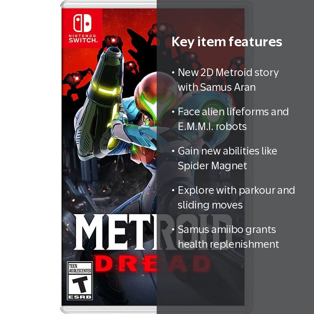 Nintendo, Metroid™ Dread, Blue, Physical, Switch, Join Samus Aran