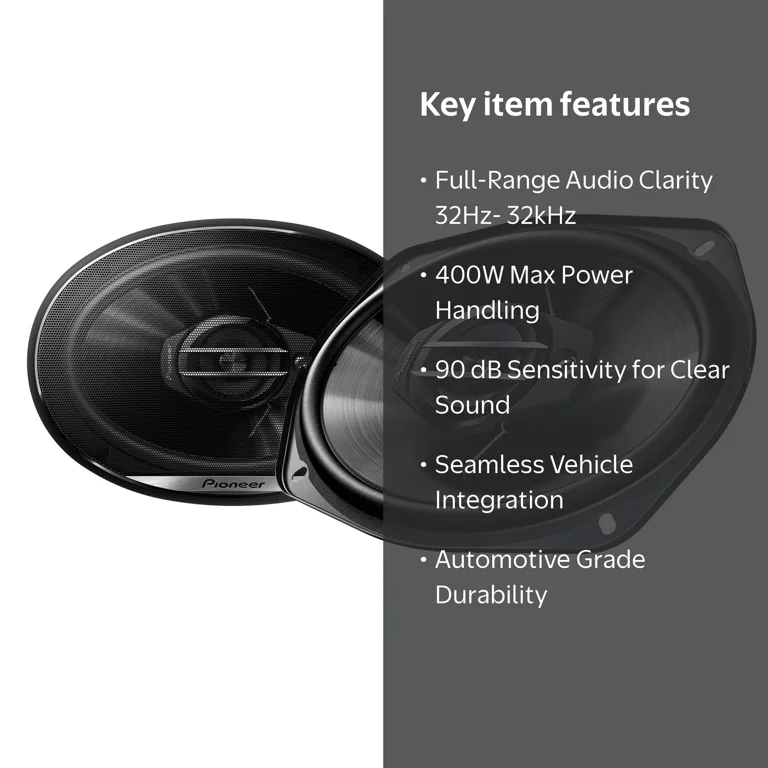 Pioneer, Car Speakers, 6