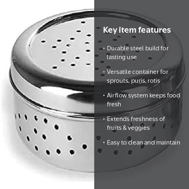 Stainless Steel Sprouts Maker Box/Canister, Fresh Vegetable