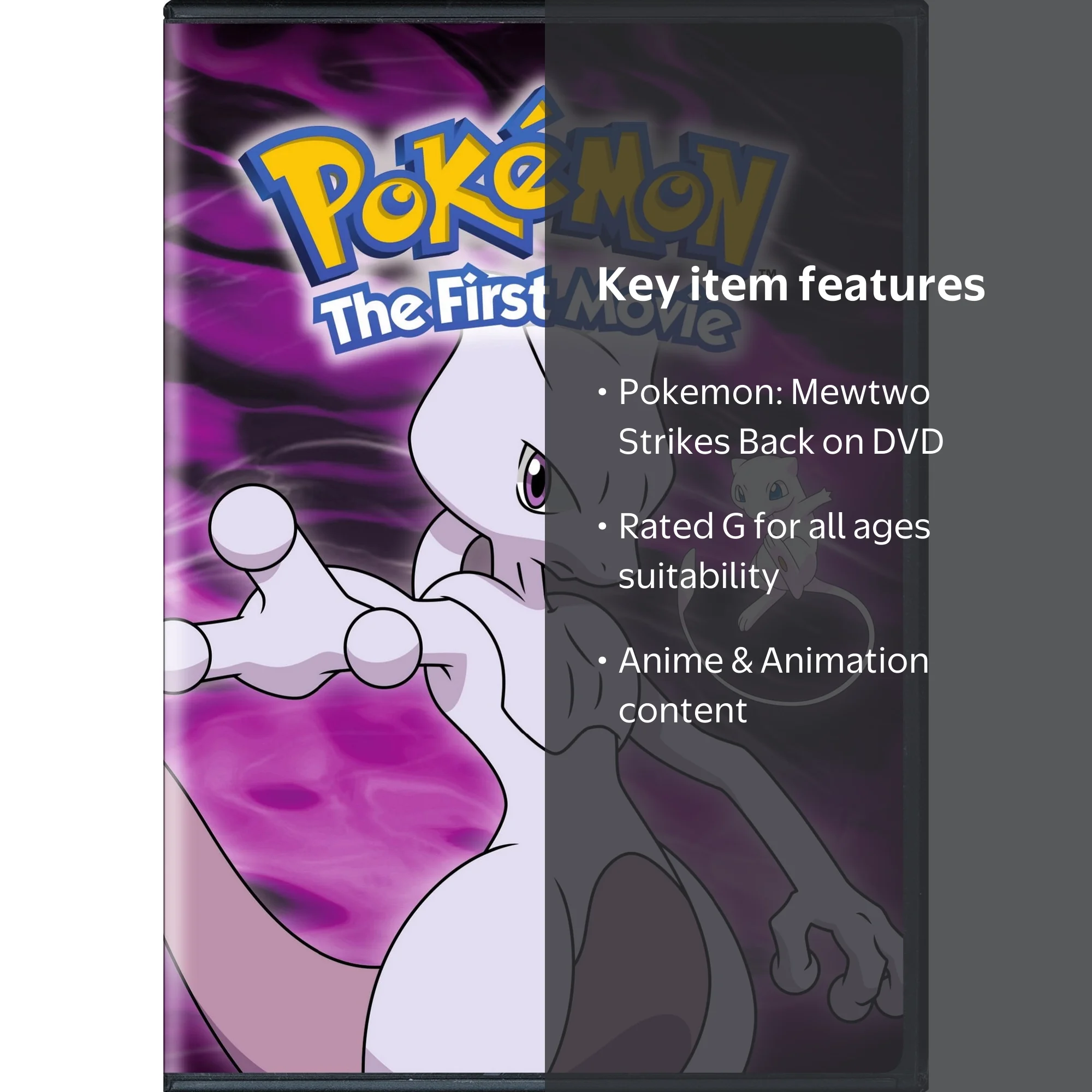 Pokemon the First Movie: Mewtwo Strikes Back (DVD) [DVD] - Walmart.com
