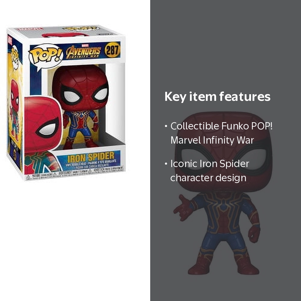 Funko, Marvel, Avengers Infinity War Iron Spider, Standard