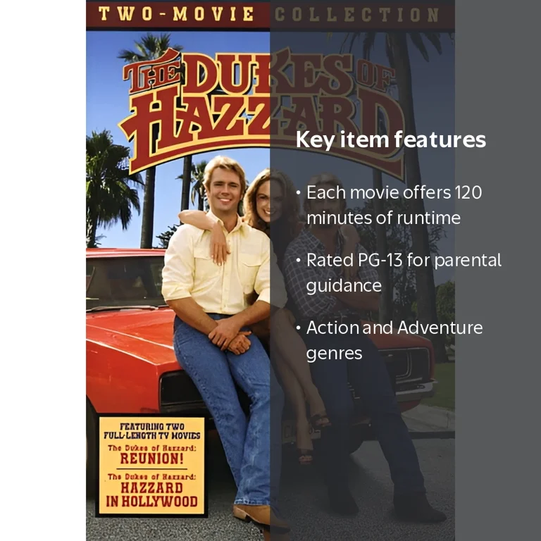 The Dukes of Hazzard Two Movie Collection (Reunion! / Hazzard in