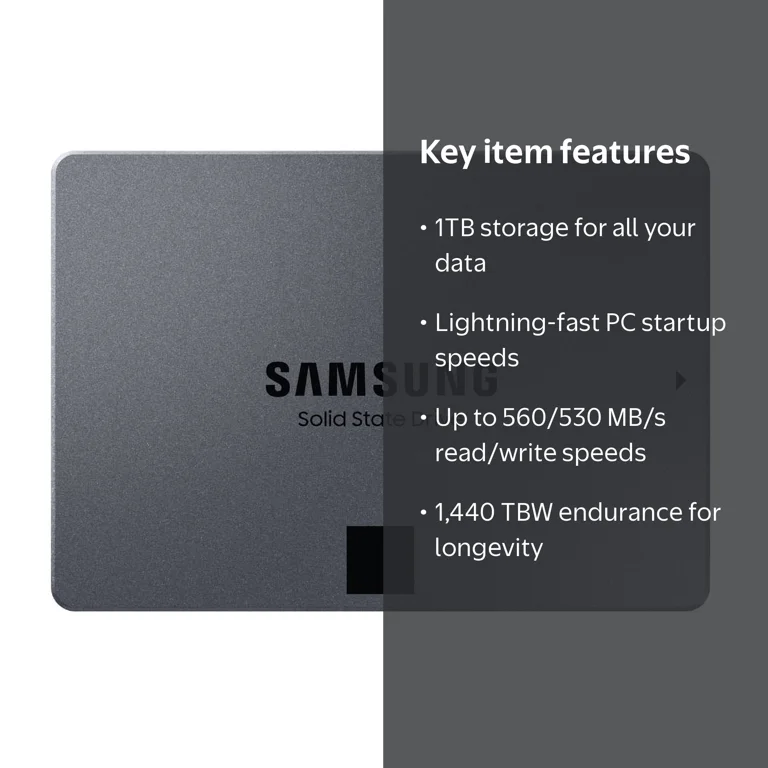 SAMSUNG 1TB 870 QVO Series 2.5