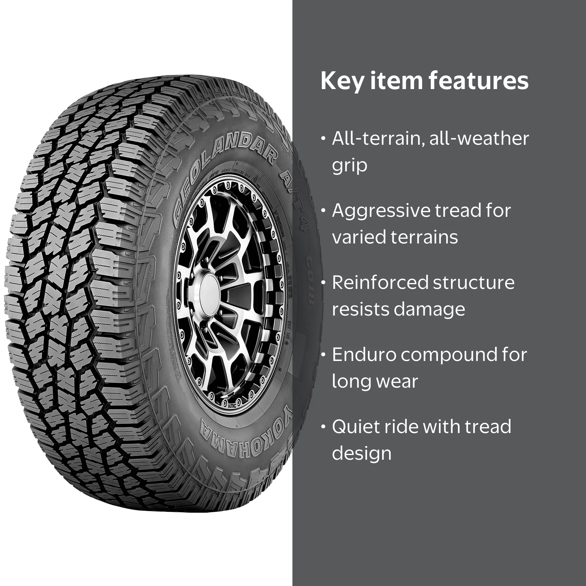 Yokohama Geolandar A/T4 G018 275/60R18 113H All Terrain Tire