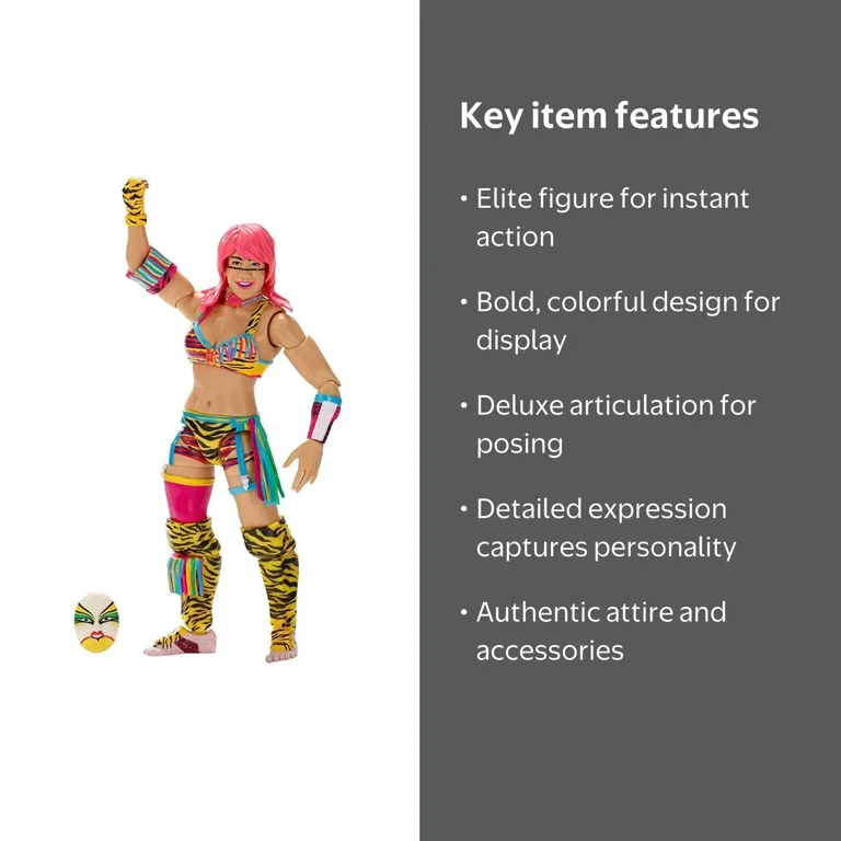 WWE Elite Collection Asuka Figure - Walmart.com