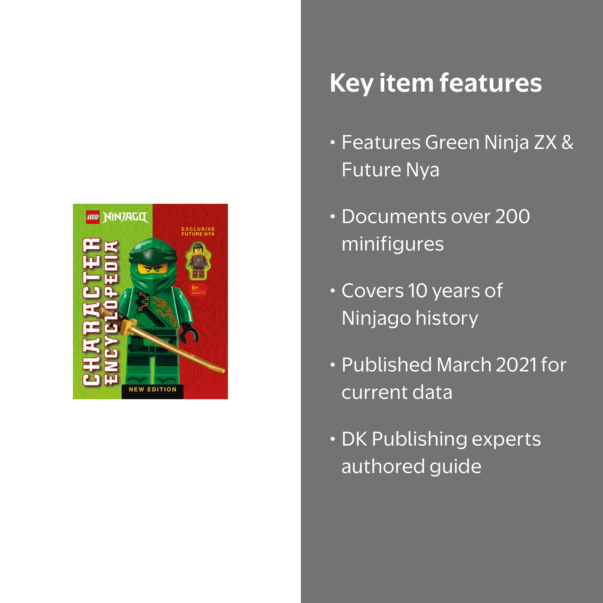 LEGO NINJAGO Character Encyclopedia with Green Ninja ZX, Paperback