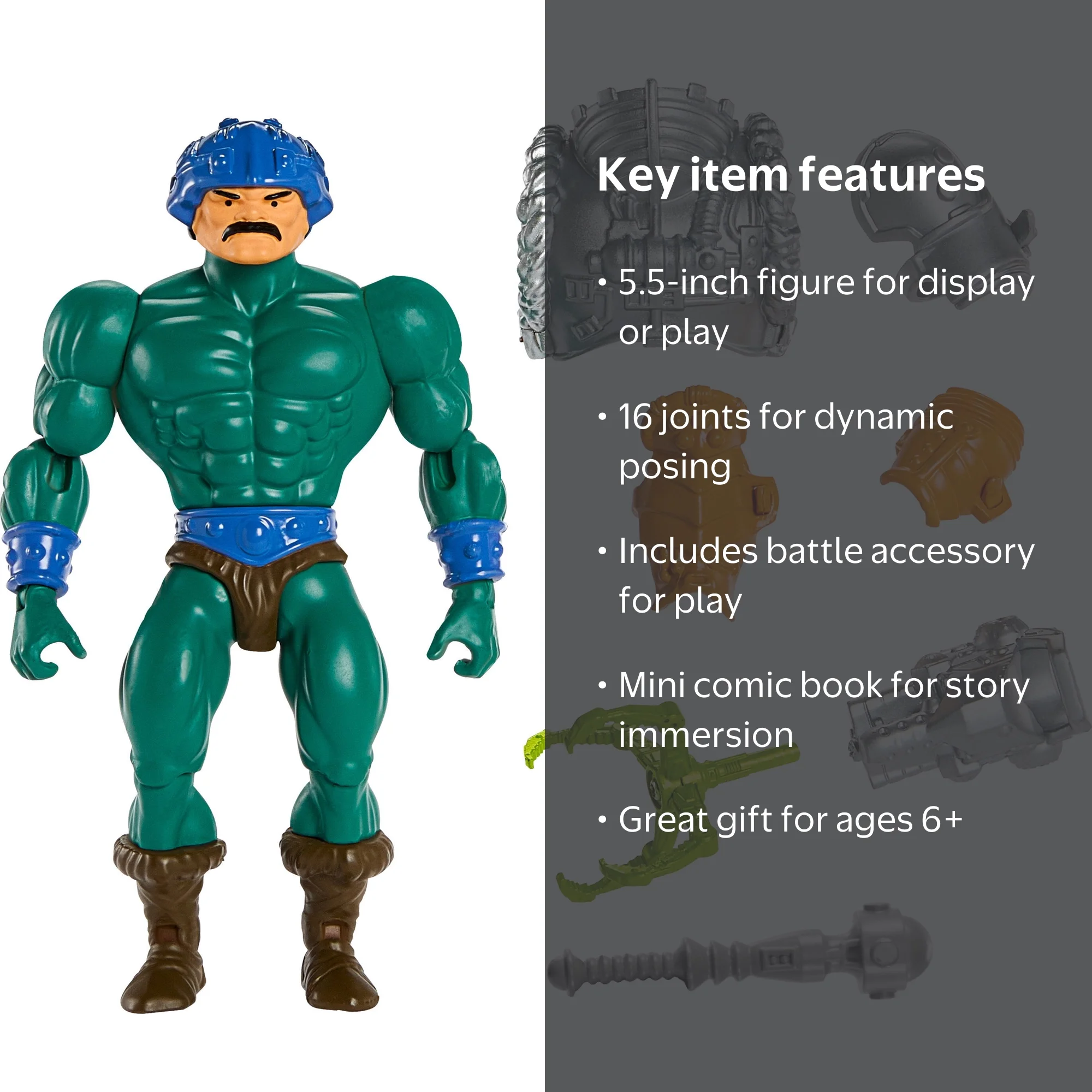MOTU Masters of Universe Origins 5.5 inch Man-At-Arms Action