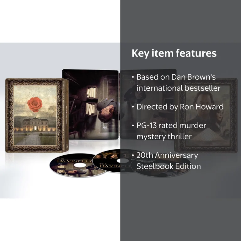 Sony Pictures, The Da Vinci Code (20th Anniversary), Steelbook