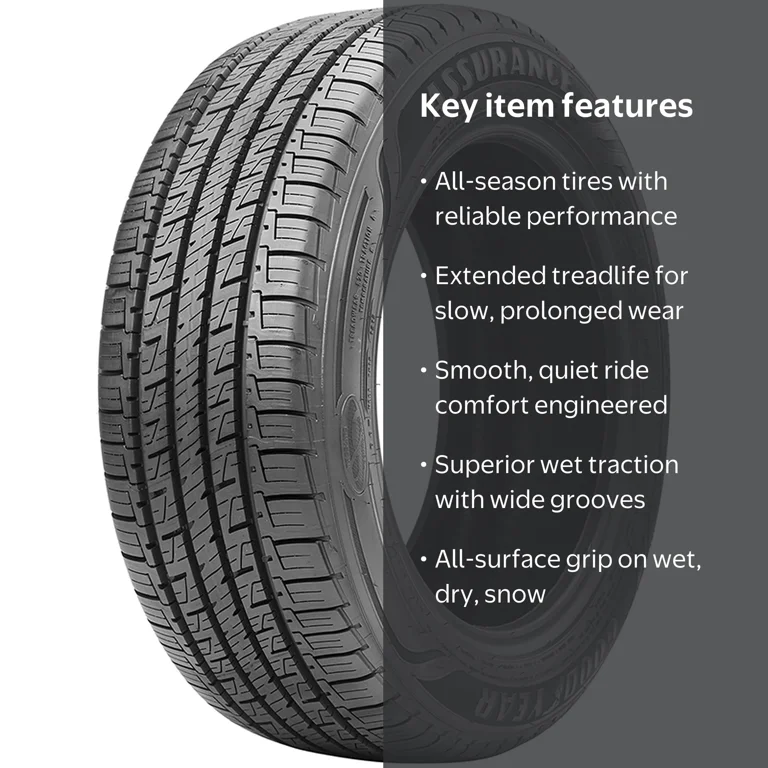 Goodyear, Passenger Tire, All Season, 235/50R17 96H - Walmart.com