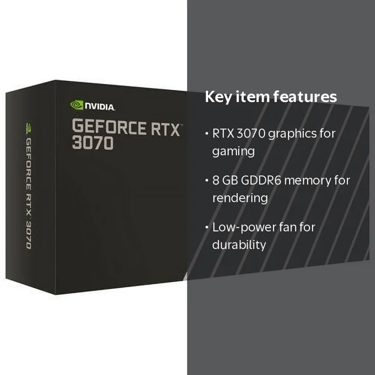 nVIDIA GeForce RTX 3070 Founders Edition 8GB GDDR6 PCIE 4.0 Gaming