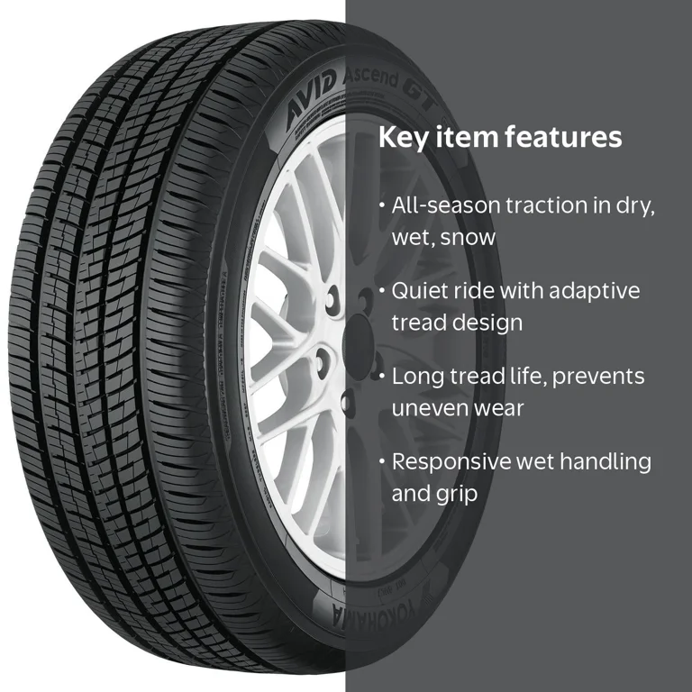 Yokohama Avid Ascend GT All Season 205/60R15 91H Passenger Tire