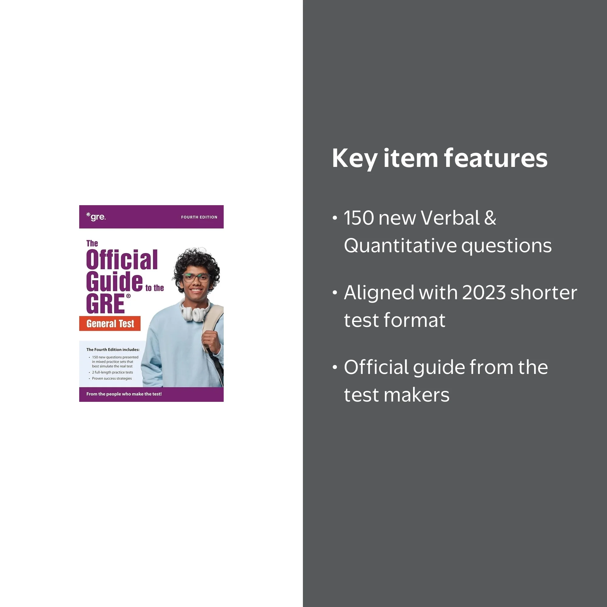The Official Guide to the GRE Test, Fourth Edition, (Paperback