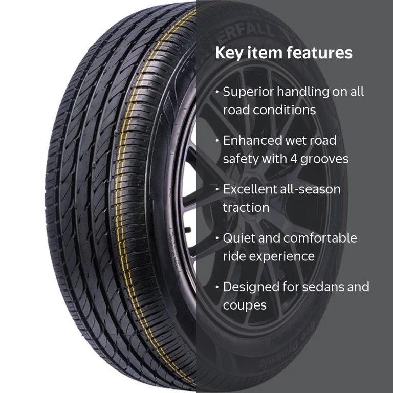 Waterfall Eco Dynamic 185/65R14 86H All-Season Passenger Tire, Low