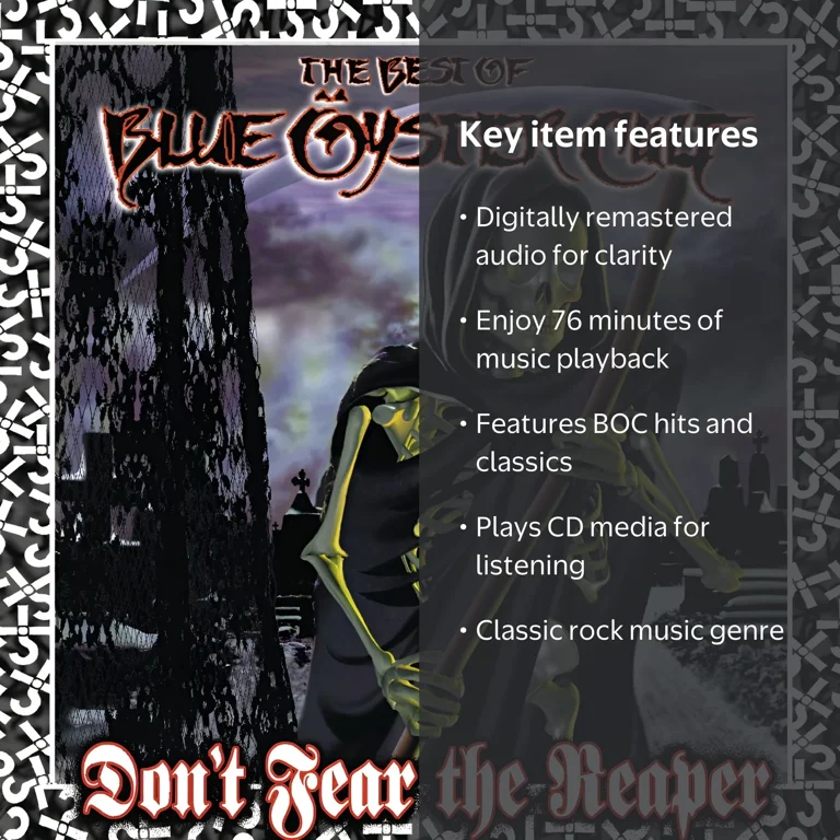 Siip 【CD➕Blu-ray】 Blue Öyster Cult, Don't Fear The Reaper, The Best Of, CD - Walmart.com