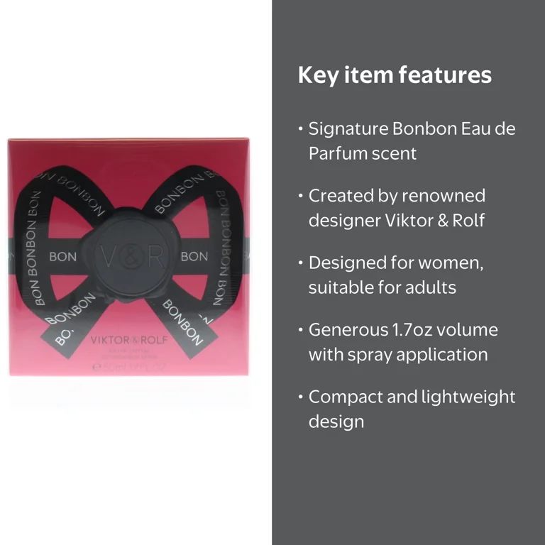 Viktor&Rolf Bonbon Eau de Parfum for Women, Sweet Floral Scent