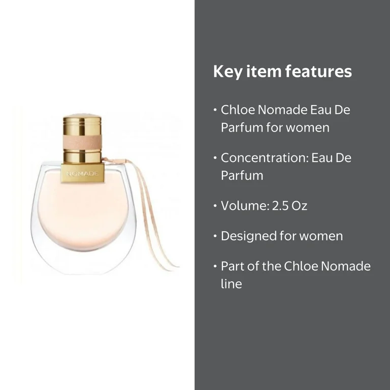 Chlo√©, Eau De Parfum, 2.5 Oz, Perfume For Women, Chloe Nomade