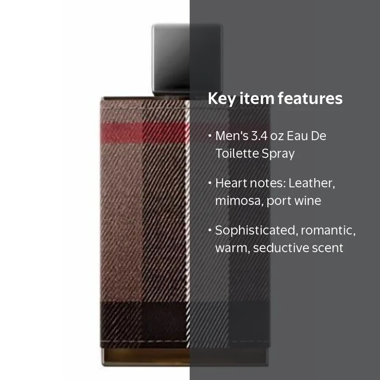 Burberry London Men's Fragrance Perfume EDT, 3.4 oz - Walmart.com