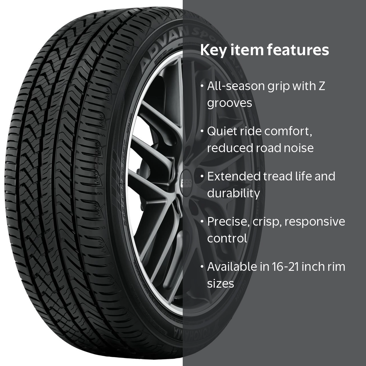 Yokohama Advan Sport A/S Plus UHP All Season 215/45R17 87W