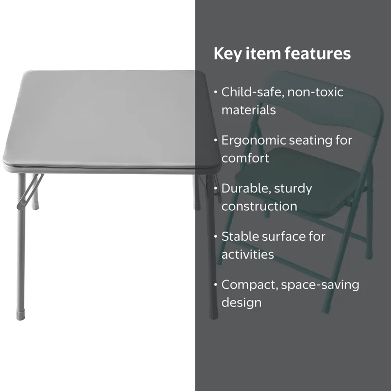 Little Nest Junior Activity Table and Chair Set, 2-Piece - Walmart.com