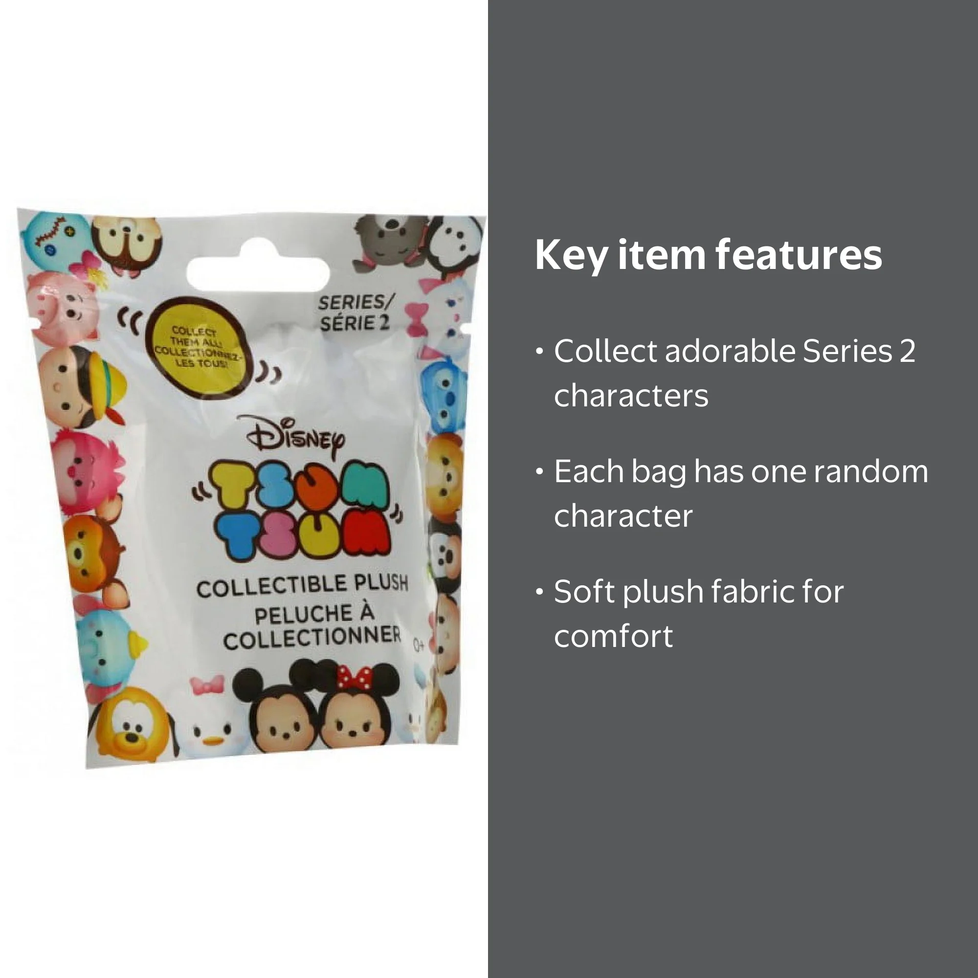 Disney Tsum Tsum Collectible Plush Series 2 Mystery Pack (1 RANDOM