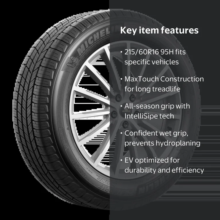 Michelin Defender T + H All-Season Tire, 215/60R16 95H, Long Michelin Defender T + H All-Season Tire, 215/60R16 95H, Long
