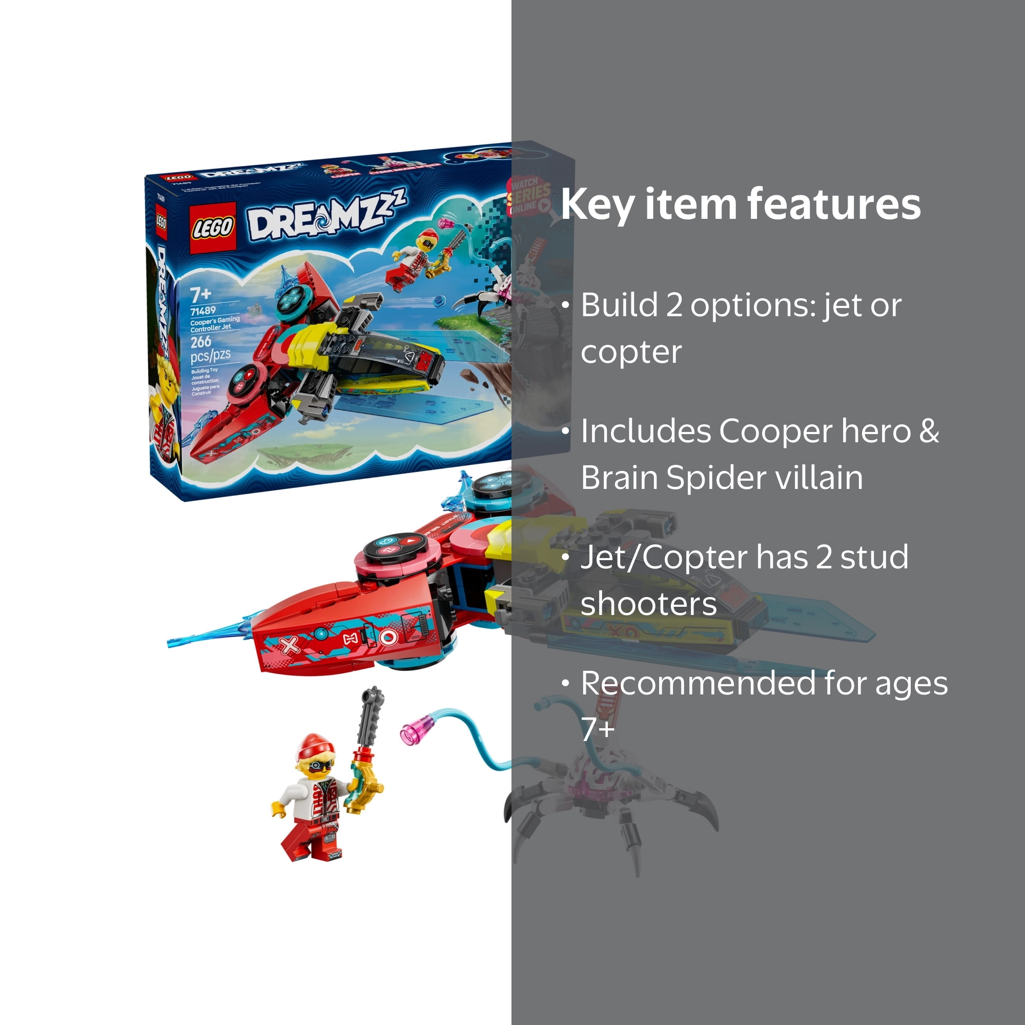 Free Shipping! LEGO Cooper's Gaming Controller Jet Building Set