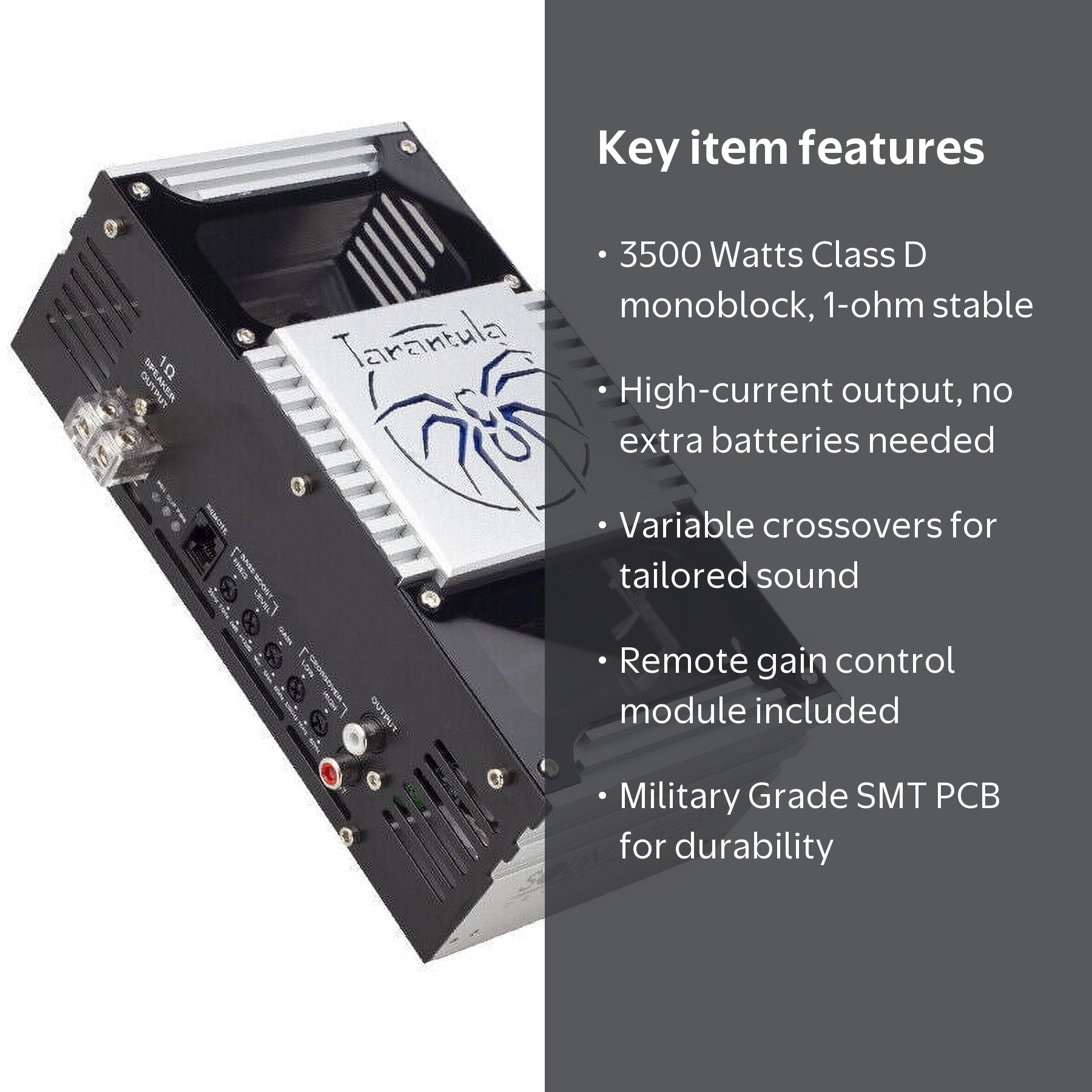 Soundstream Xtreme 1 Ohm 3500 Watts Monoblock Class D Amplifier