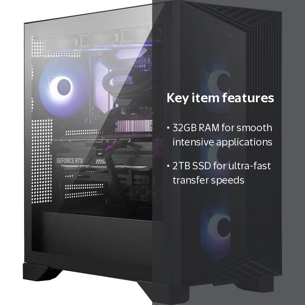 MSI Aegis ZS2 Gaming Desktop, AMD Ryzen 9 7900X, 32GB RAM, NVIDIA