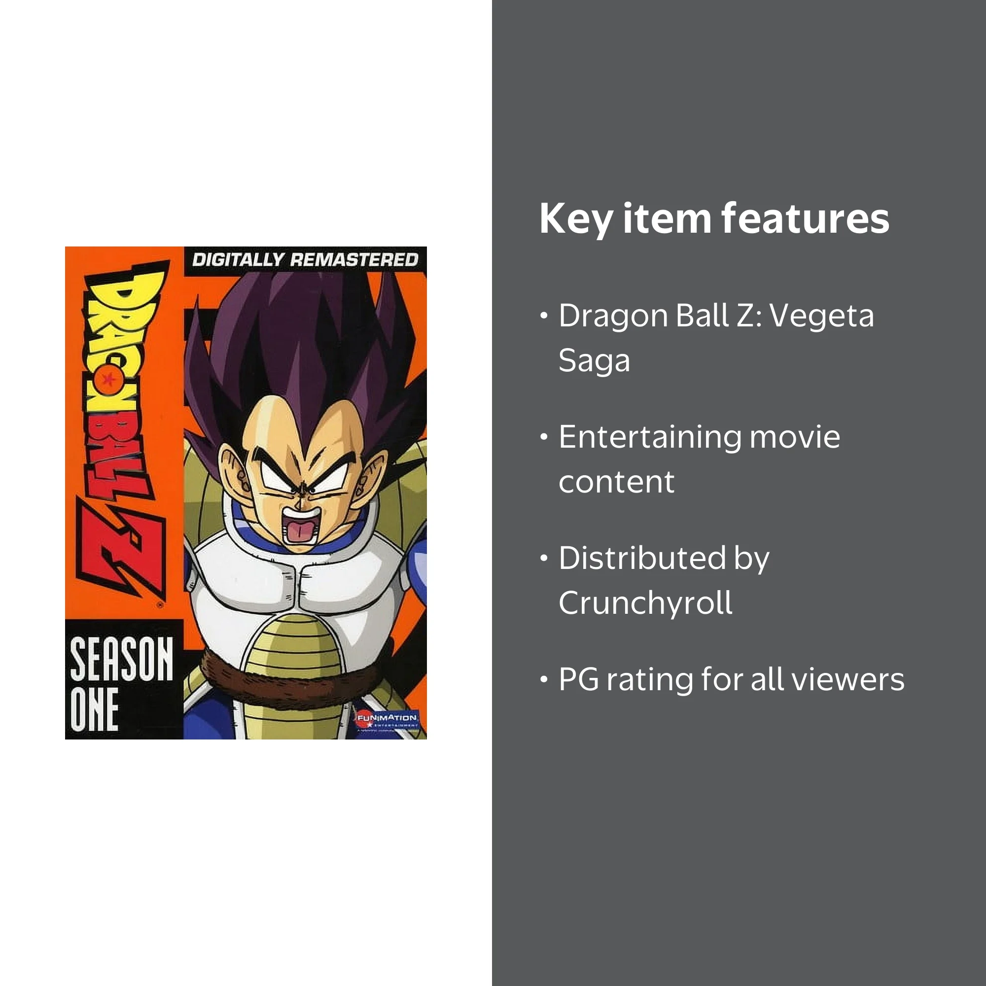 Dragon Ball Z: Season 1 - Vegeta Saga - Walmart.com