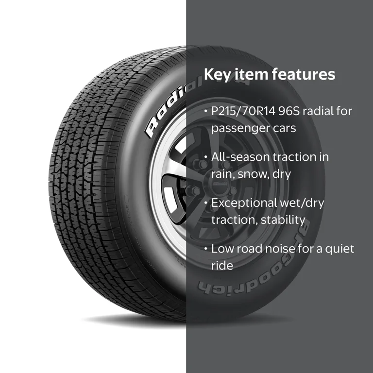 BFGoodrich Radial T/A All-Season P215/70R14 96S Tire - Walmart.com