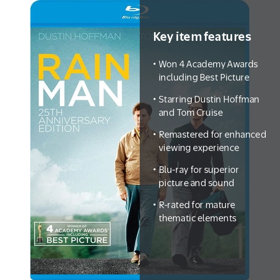 Rain Man (Blu-ray) - Walmart.com