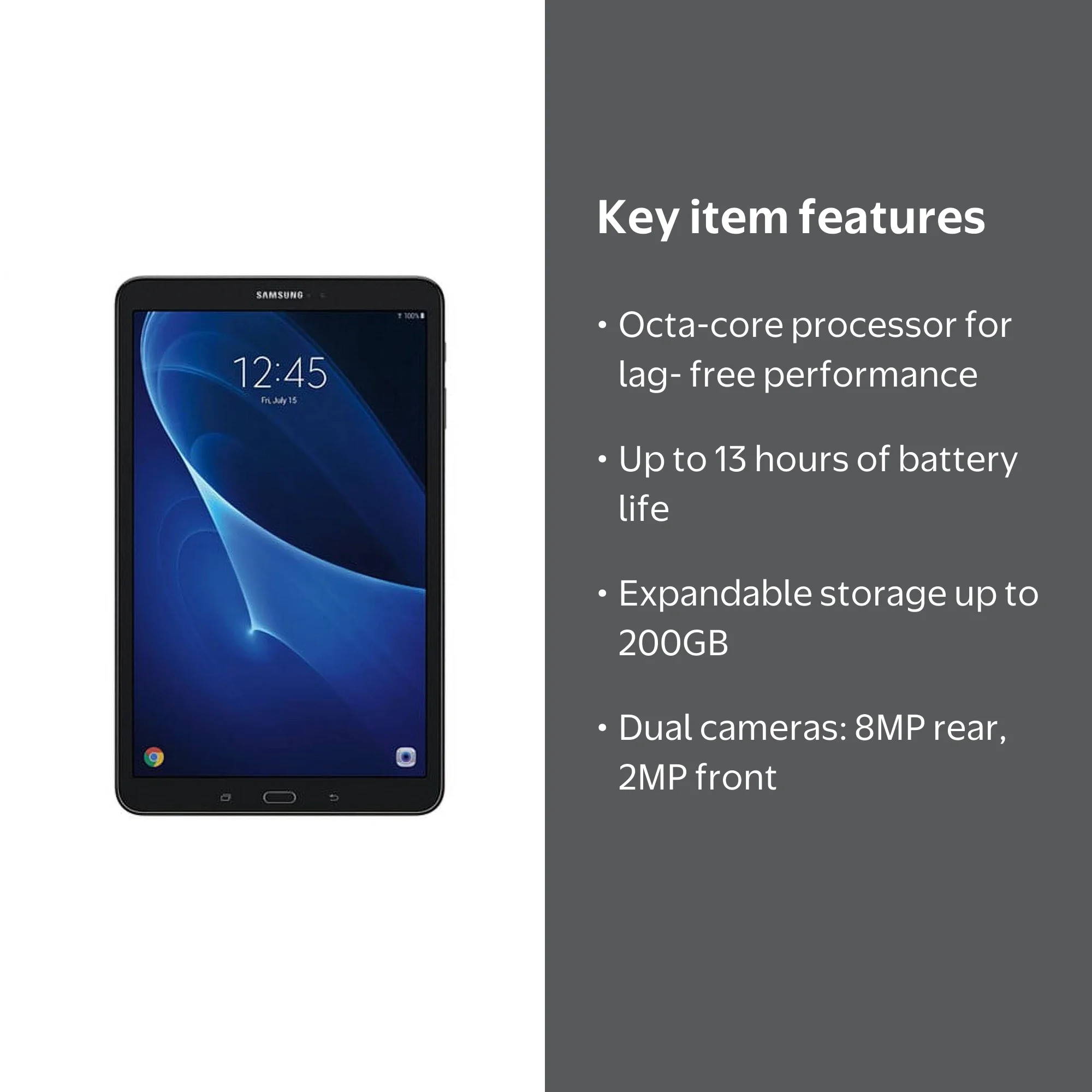 SAMSUNG Galaxy Tab A, Android, 10.1