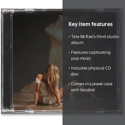 Tate McRae, CD, So Close to What, Standard jewel case with booklet