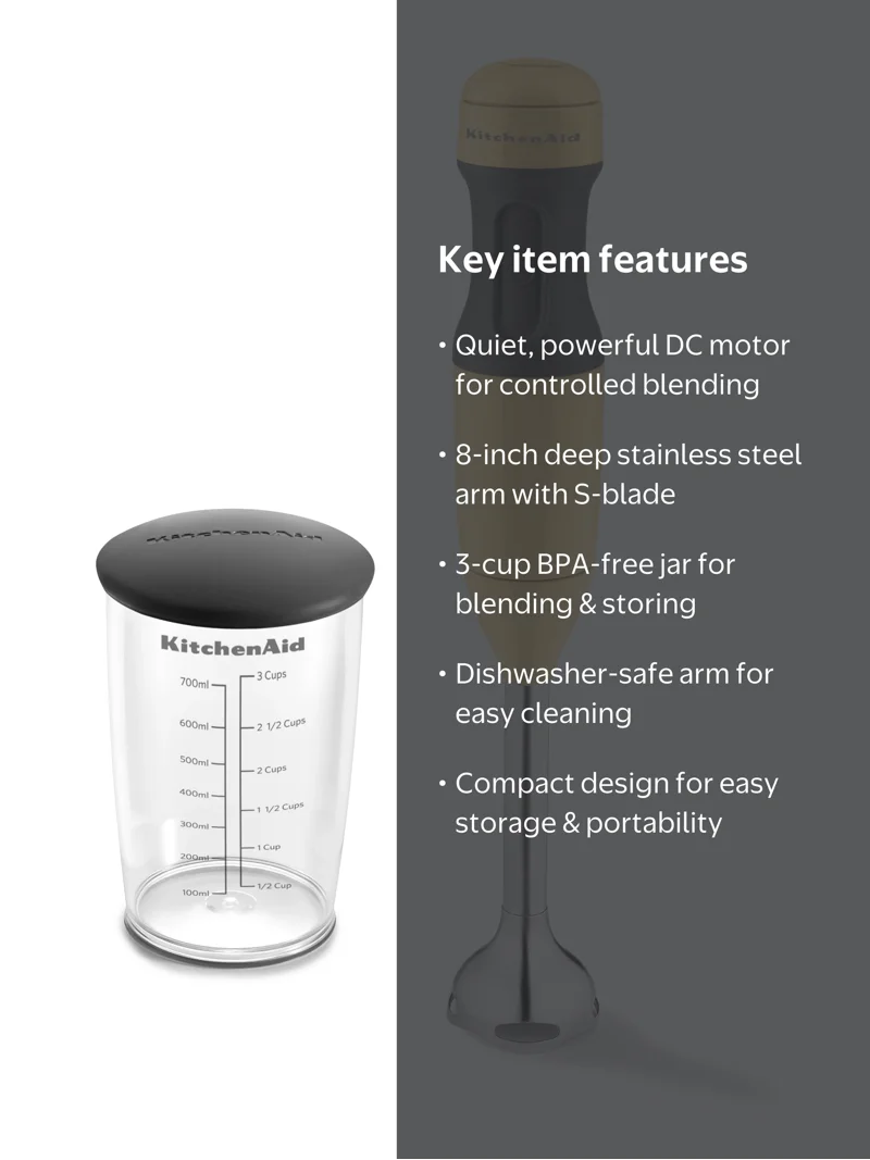 KitchenAid 2-Speed Hand Blender, Majestic Yellow (KHB1231MY