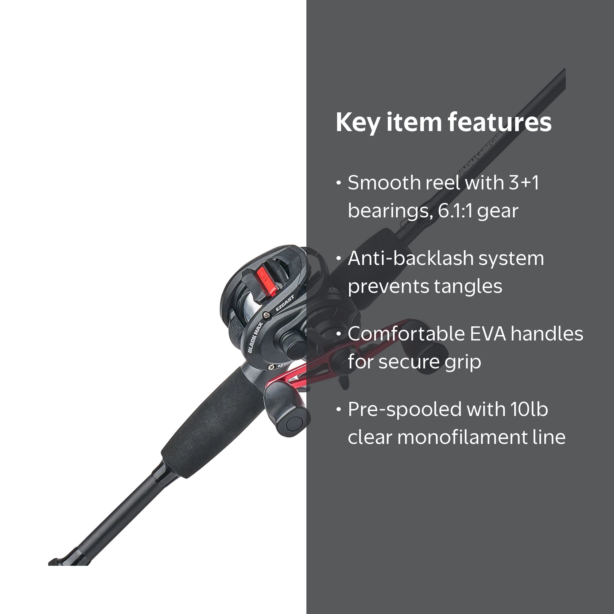 abu garcia black max combo price X Spinning Featuring an anti Abu Garcia Max Pro 7'