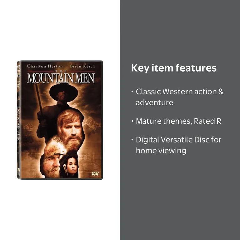 Sony Pictures DVD, The Mountain Men, Western Adventure Film