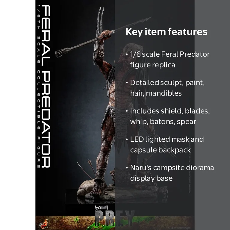 Feral Predator Hot Toys 1/6 Scale #912662 Prey Pre-Sale - Walmart.com