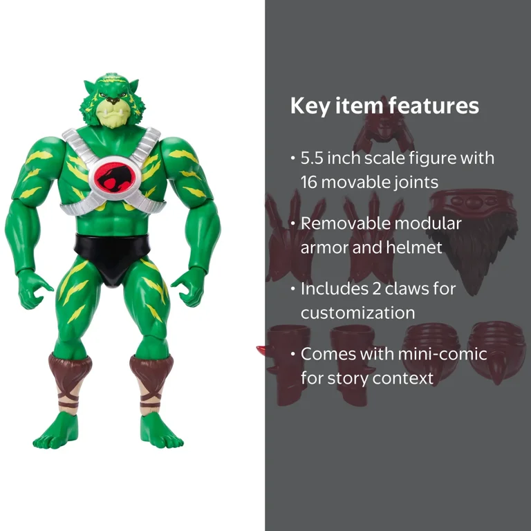 Masters of the Universe & ThunderCats Battle Cat-Man 5.5 Inch