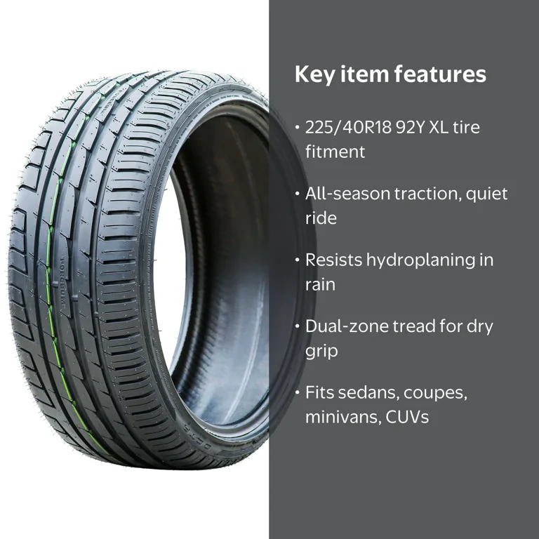 Forceum, All Season Tire, 225/40ZR18 92Y XL, High Performance