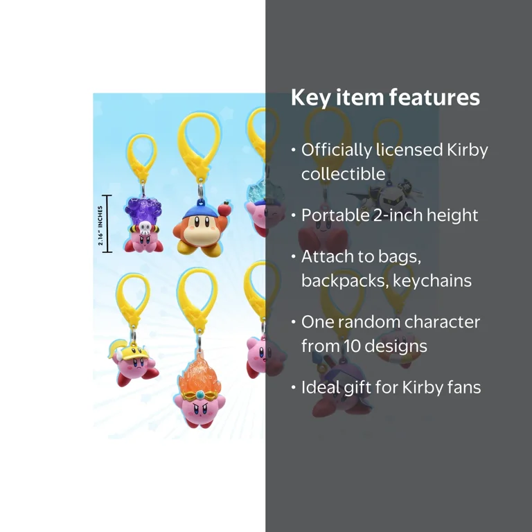 Kirby, Backpack Hangers, 2