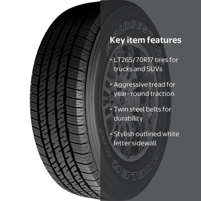 Bridgestone Dueler H/T 685 All Season LT265/70R17 121/118R E Light
