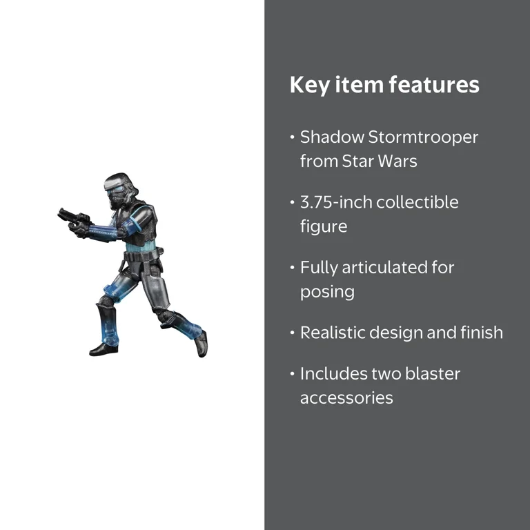VCD SHADOW STORMTROOPER（TM） Star Wars Vintage Collection Shadow Stormtrooper Action Figure
