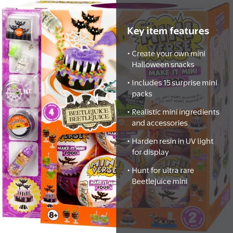 Miniverse HALLOWEEN BEETLEJUICE Mystery Box (15 Packs) - Walmart.com